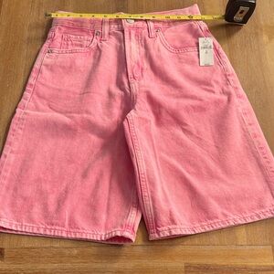 GAP KIDS Bright Pink Longline Shorts Size 12 SLIM
